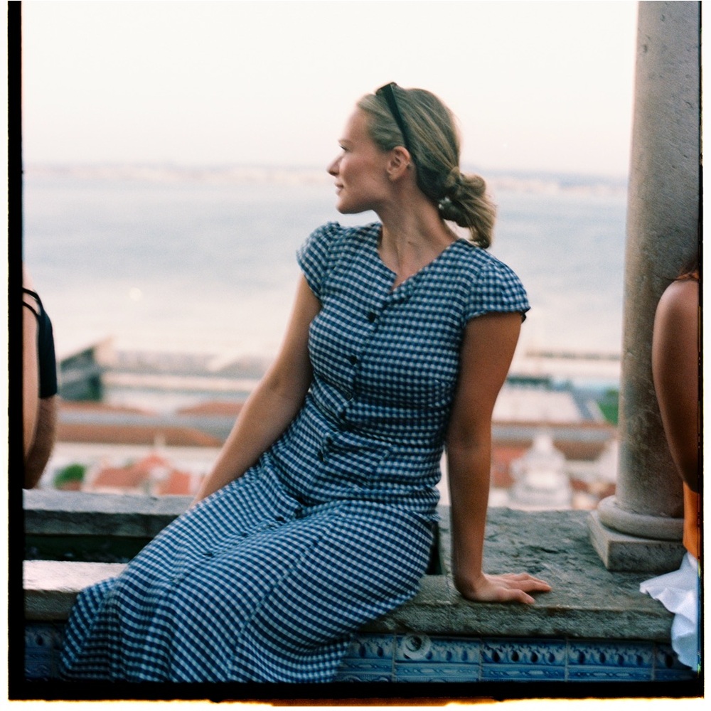 Reformation • Fauna Gingham Midi Dress Size 0